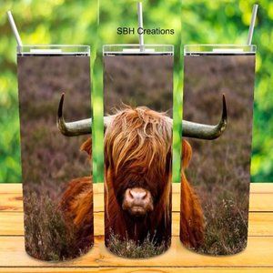 Highlander Cow Tumbler